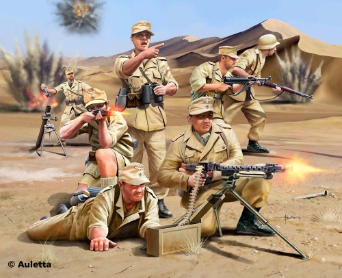 Soldados del Africa Corps escala 1:76