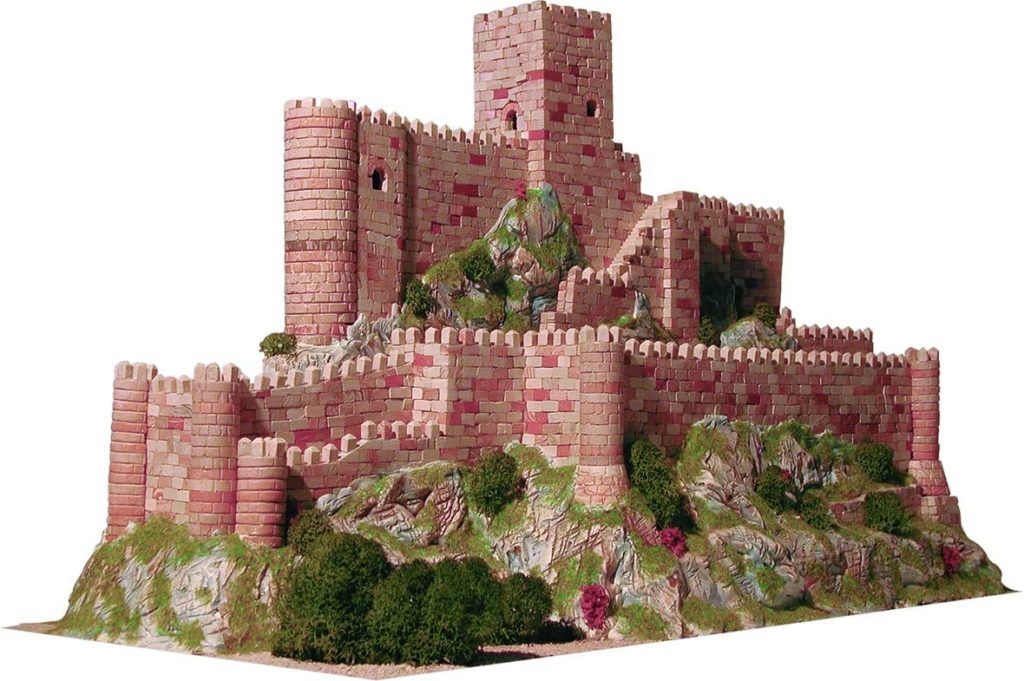 Maqueta del castillo de Almanza (Albacete. España)